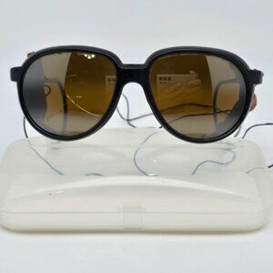 Vuarnet Skilynx 027 Black Frame PX-4000 Skilynx Glass Lens Sunglasses w/ Case